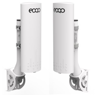 Outdoor IP65 Waterproof 5.8GHz Long Range WiFi Extender for Starlink Gen 3, 3KM, 100 - 1000Mbps, 14dBi Antenna, 2-Pack