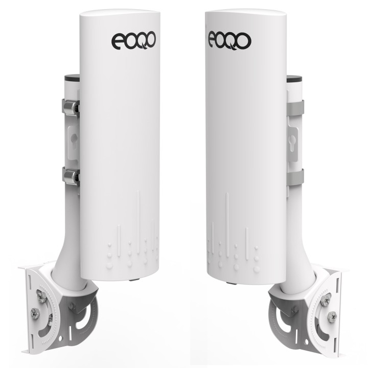 Outdoor IP65 Waterproof 5.8GHz Long Range WiFi Extender for Starlink Gen 3, 3KM, 100 - 1000Mbps, 14dBi Antenna, 2-Pack