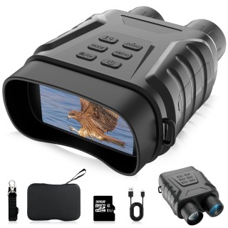 EOQO NV8300 4K Digital Night Vision Goggles | 1312ft Range, 8X Zoom, Sony Sensor, Motion Detection, 32GB Storage