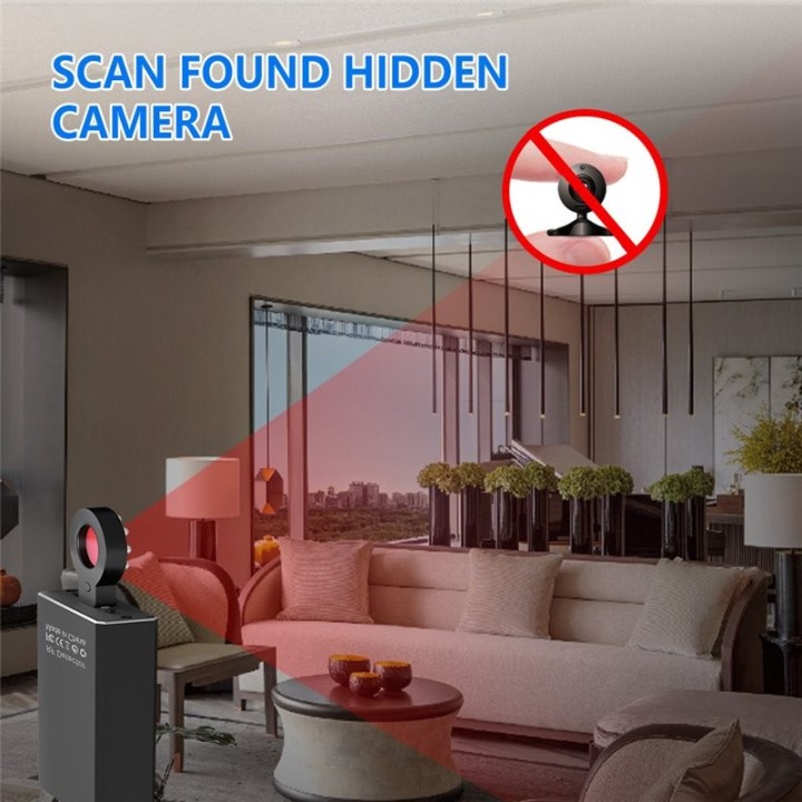 G638M Anti Spy Detector - Hidden Camera, GPS Tracker, RF Signal & Radiation Scanner, WIFI Bug Finder