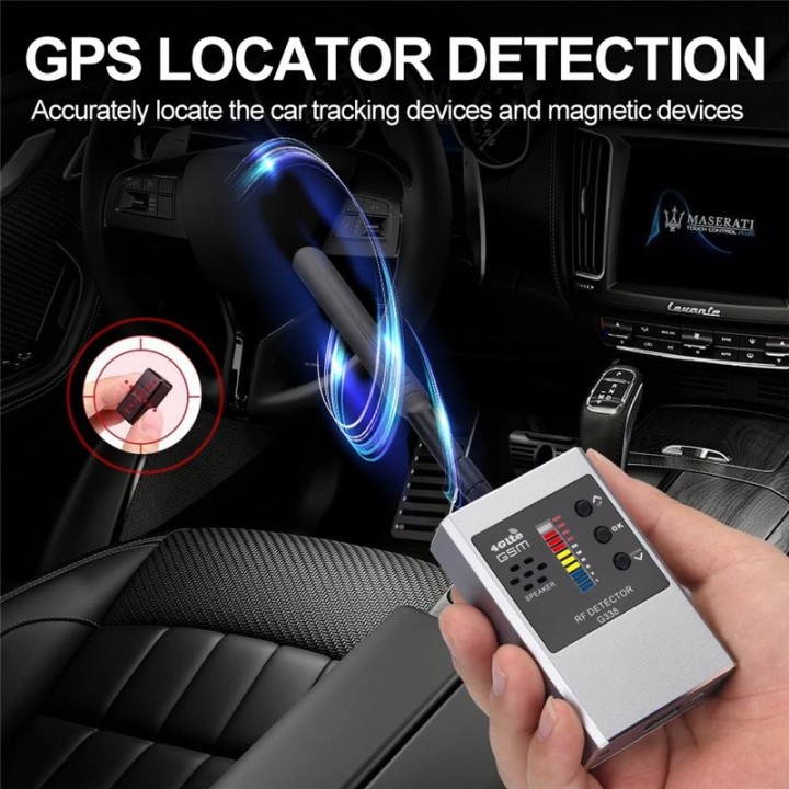 G338W Anti-Spy Detector – Detect Hidden Cameras, GPS Trackers, RF Signals & More (300-2700MHz)