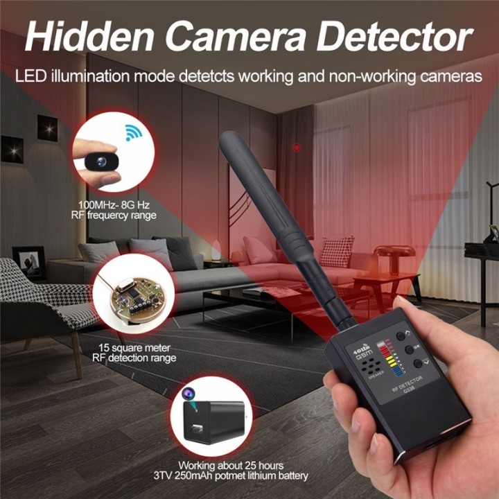 G338 Anti-Spy Detector | GPS, Camera, RF, and Wireless Device Detection