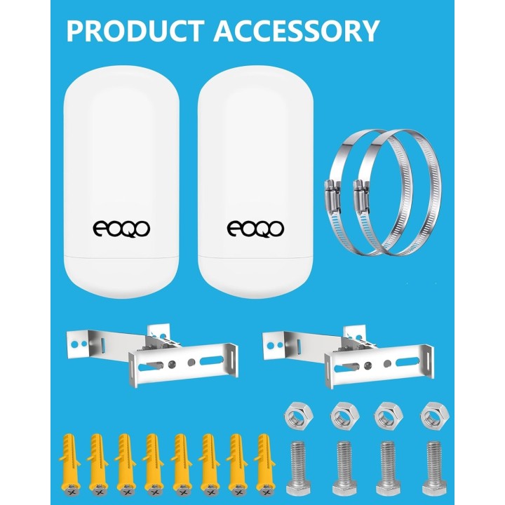 Point-to-Point Starlink WiFi Extender – 1.5KM Range, 14dBi Antennas, 5.8GHz for Rural Areas